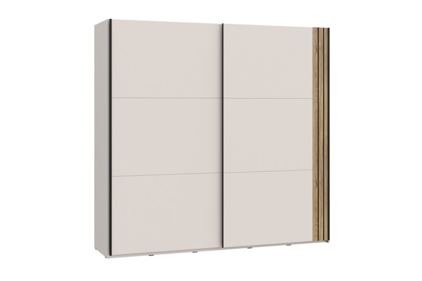 Schuifdeurkast Waikato 220cm - decor - mauvella eik & zand