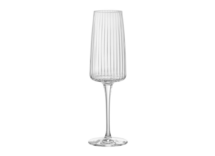 Champagneglas Exclusiva 25,5cl - glas - transparant set van 4