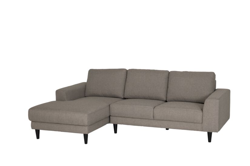 Hoeksalon Sky 243x148,5cm - stof - taupe