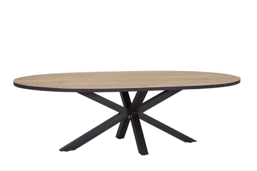 Tafel Ark 250x128cm - eik massief - naturel