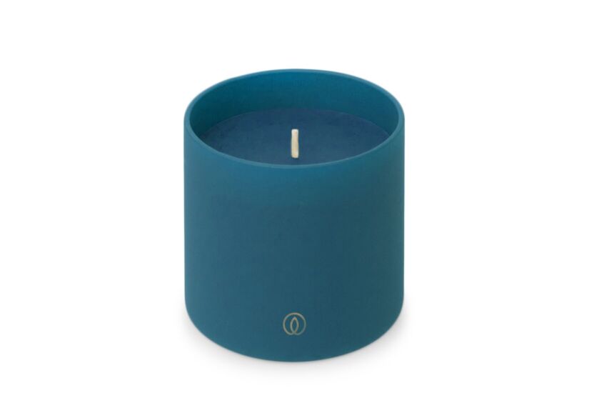 Bougie parfumée Soft Sunrise 35h - verre & paraffine - bleu