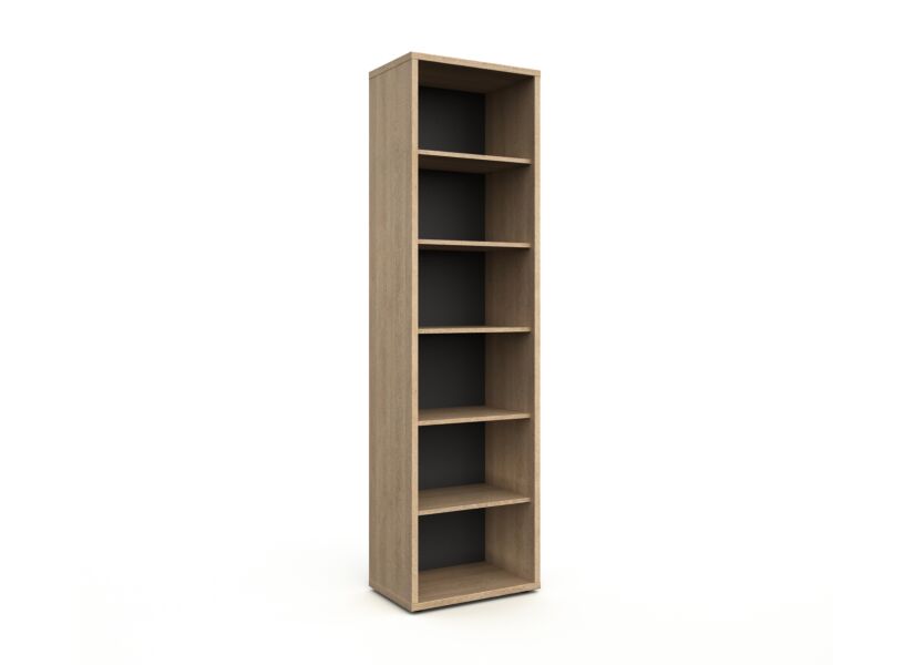 Boekenkast Flexo-2 60x40x216cm - decor - zand eik