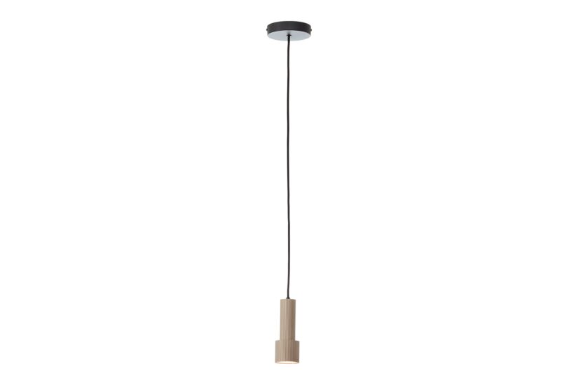 Hanglamp Cadiz GU10 1x10W Ø12,5cm - aluminium - zwart/brons