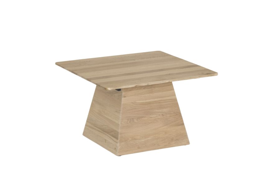 Salontafel Float 60x60cm - eik massief - naturel