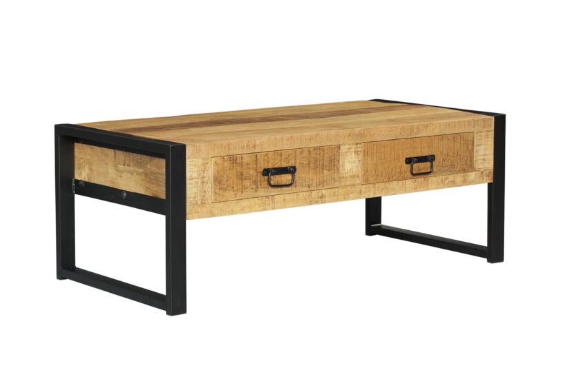 Salontafel Sanguine 120x60cm - mango massief - natuur