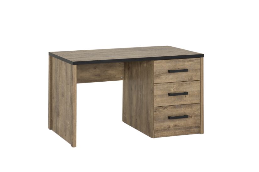 Bureau Esra 125x65cm - decor - industrial oak & black concrete