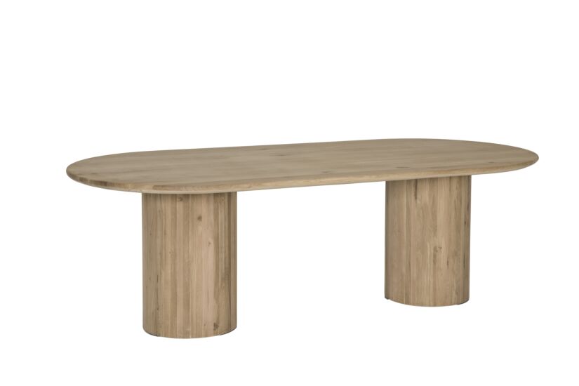 Tafel Pearl 240x110cm - eik massief - naturel