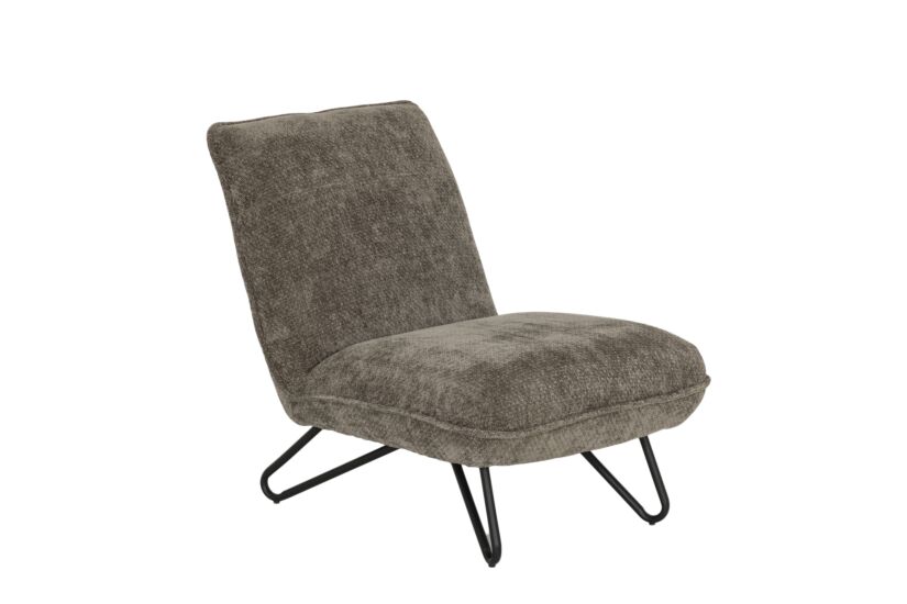 Fauteuil Guts 67,5x93x82cm - bouclé - groen