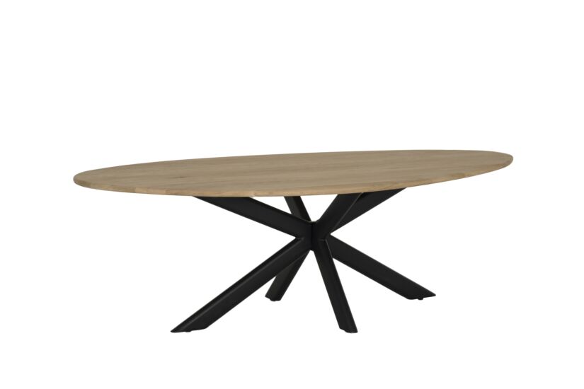 Tafel Eldorado 240x120cm - eik massief - naturel