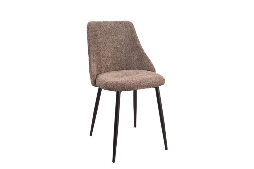 Chaise Serra tissu - marron
