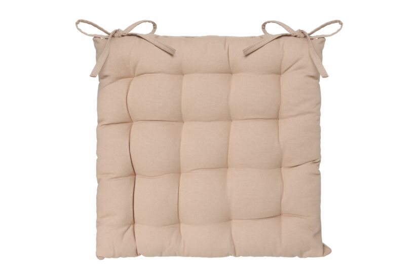 Stoelkussen 38x38cm - polyestervezel- linnen