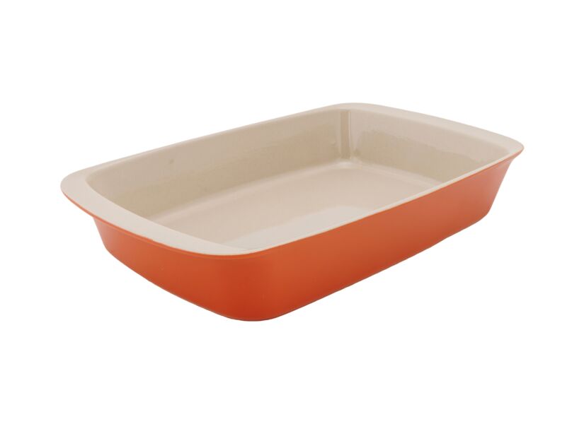 Ovenschaal Fontestic 34x21,5cm - stoneware - roest