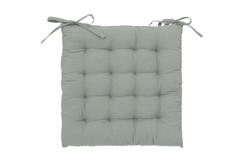 Stoelkussen 38x38cm - katoen - groen