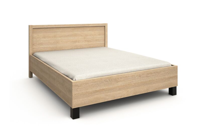 Bed Tessa 180x200cm - melamine - zand eik