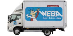Grote bestelwagen huren WEBA