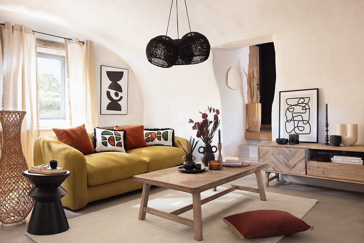 Bohemian woonkamer