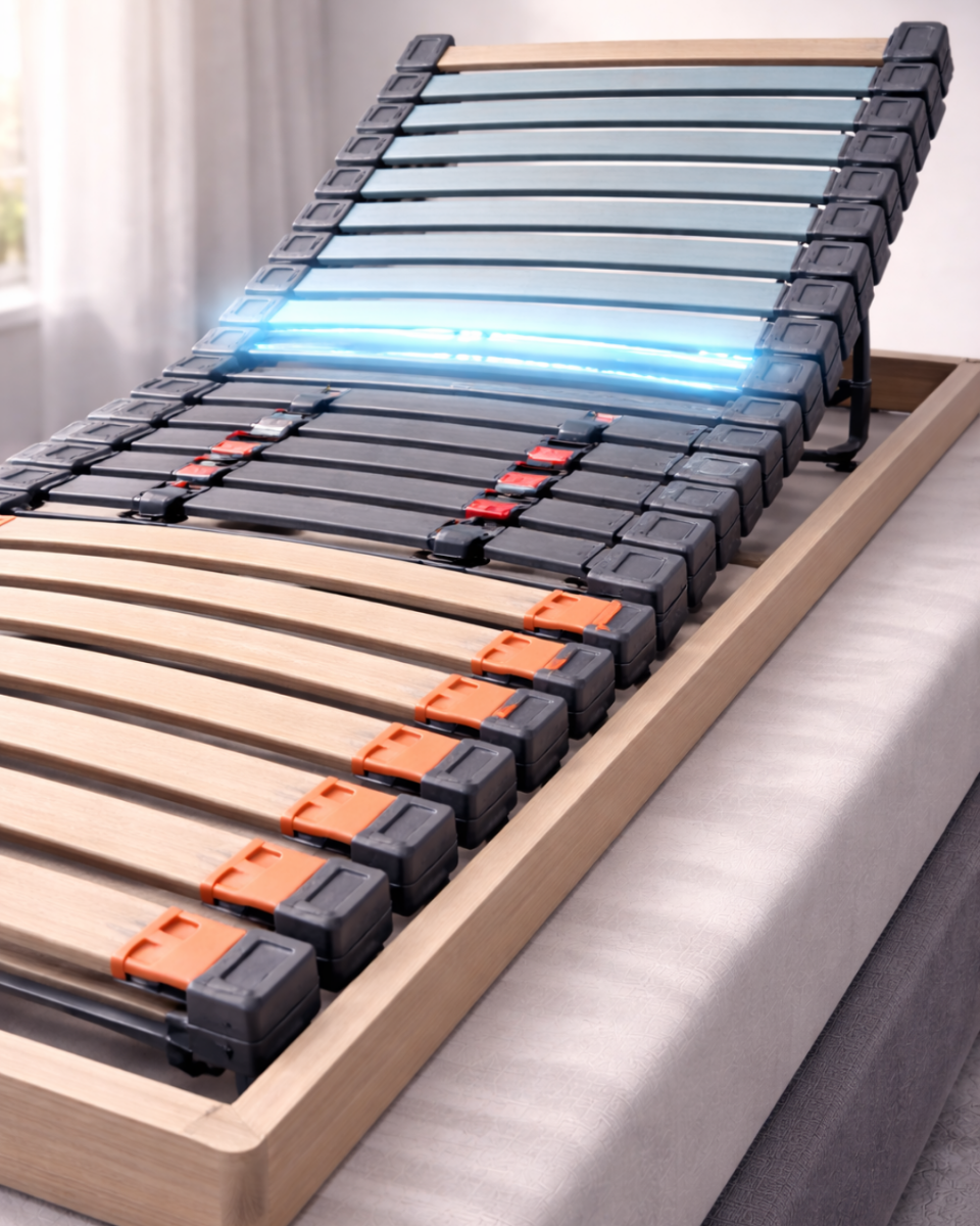 Zones en ergonomie van lattenbodems