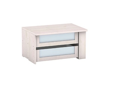 Bloc-tiroirs avec verre