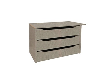 Insert &agrave; 3 tiroirs avec panneau de compensation pour l&rsquo;armoire Syncrono