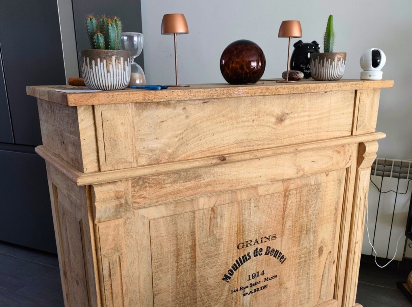 Meuble Bar Djinn manguier massif