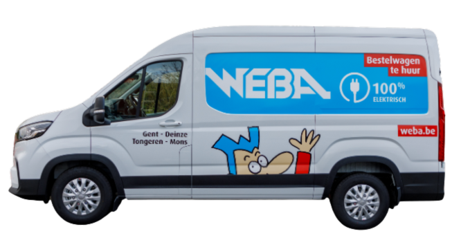 Elektrische bestelwagen huren WEBA